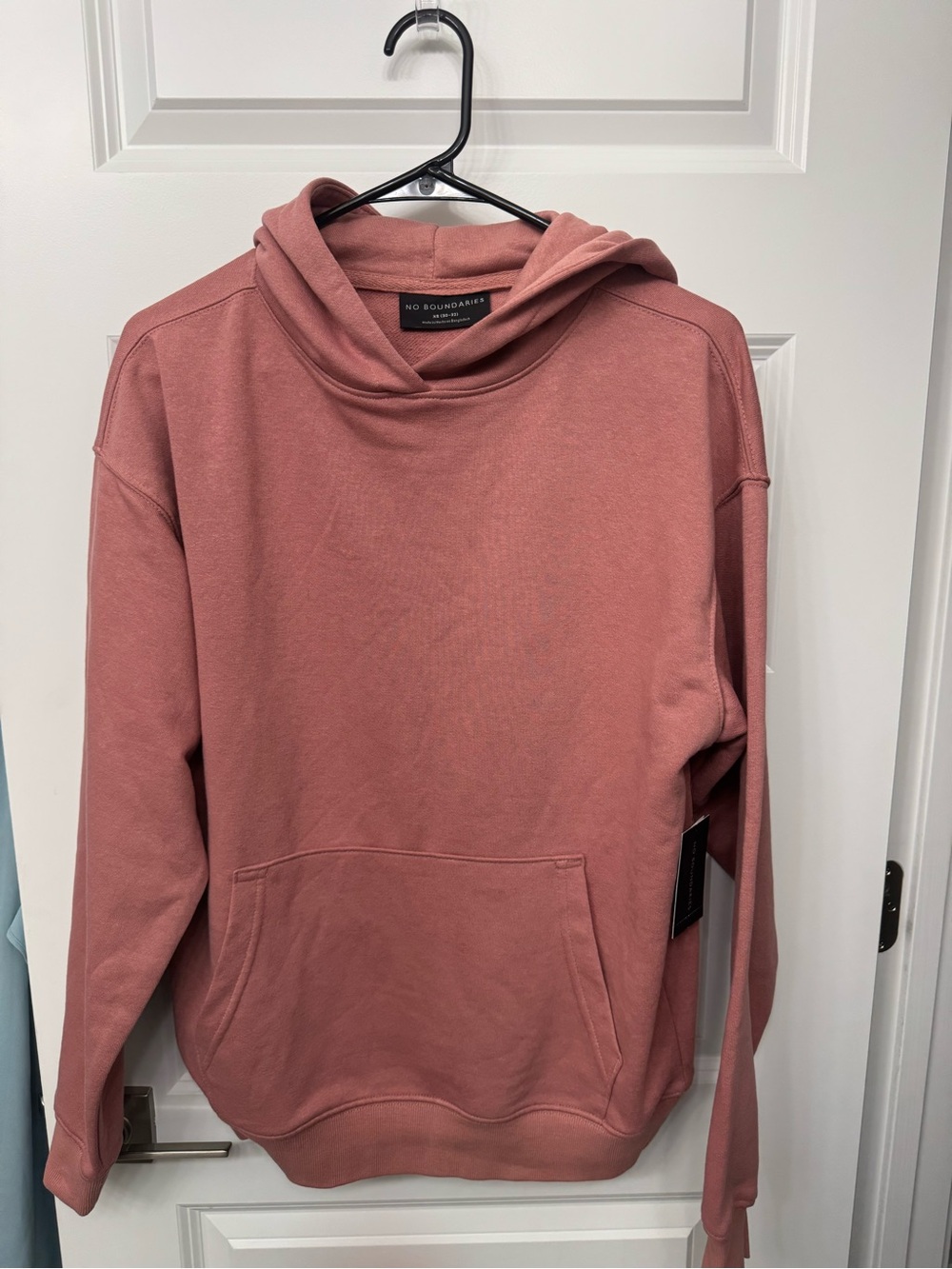 No Boundaries Men's Rose Crewneck Hoodie Sweater